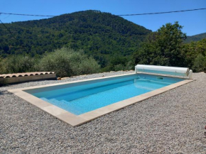 Detached villa with pool, Partial air-conditioning, set in a secure private garden, 800 metres from medieval village